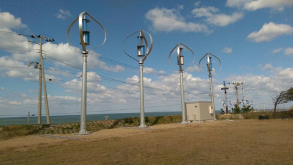 Vertical axis wind turbines